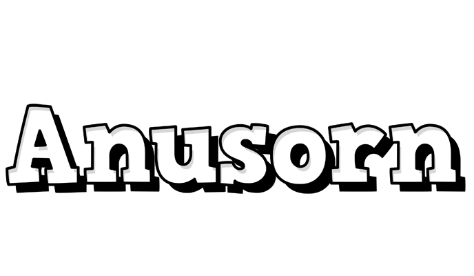 Anusorn snowing logo