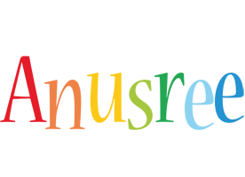 Anusree birthday logo