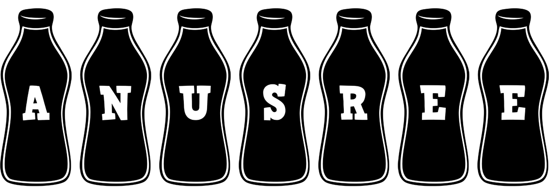 Anusree bottle logo