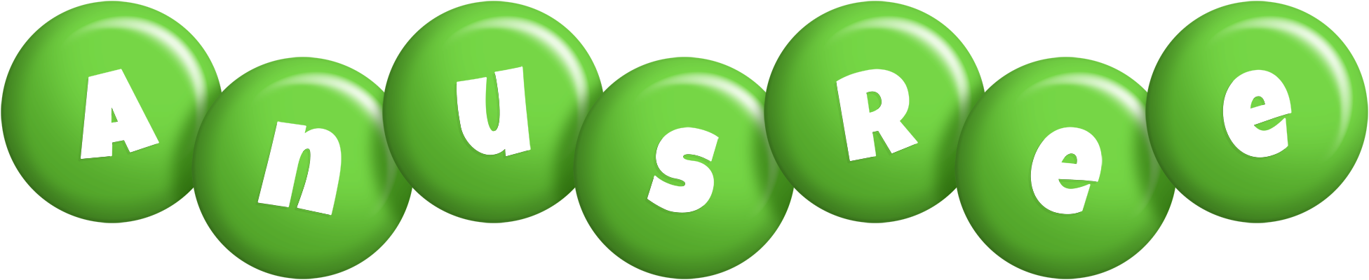 Anusree candy-green logo