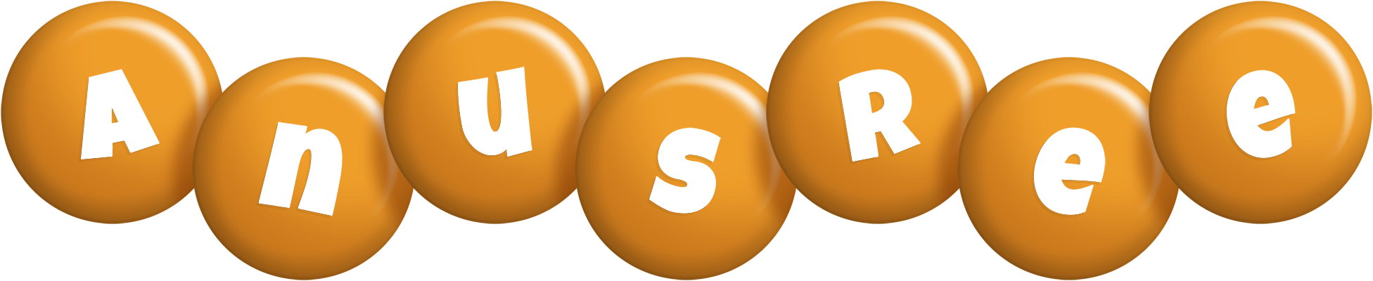 Anusree candy-orange logo
