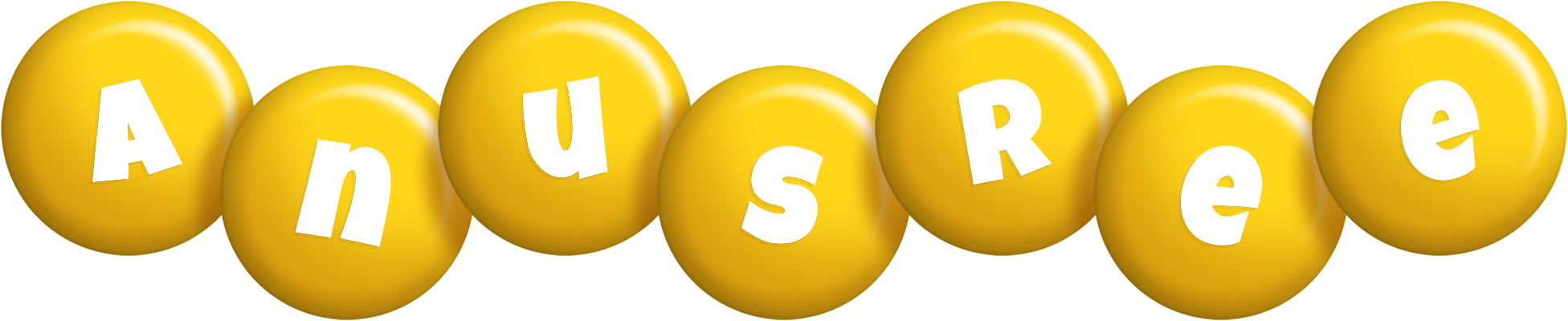 Anusree candy-yellow logo