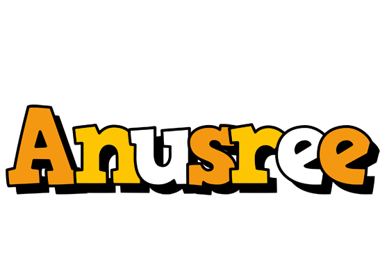 Anusree cartoon logo