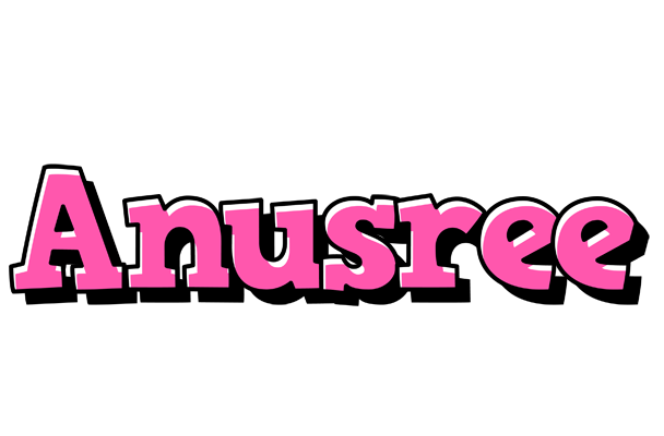 Anusree girlish logo