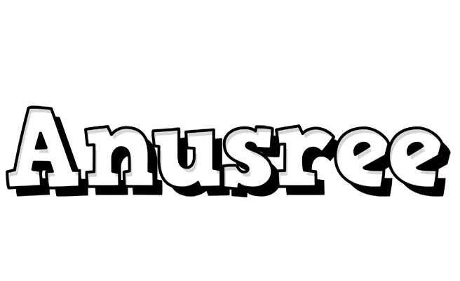 Anusree snowing logo