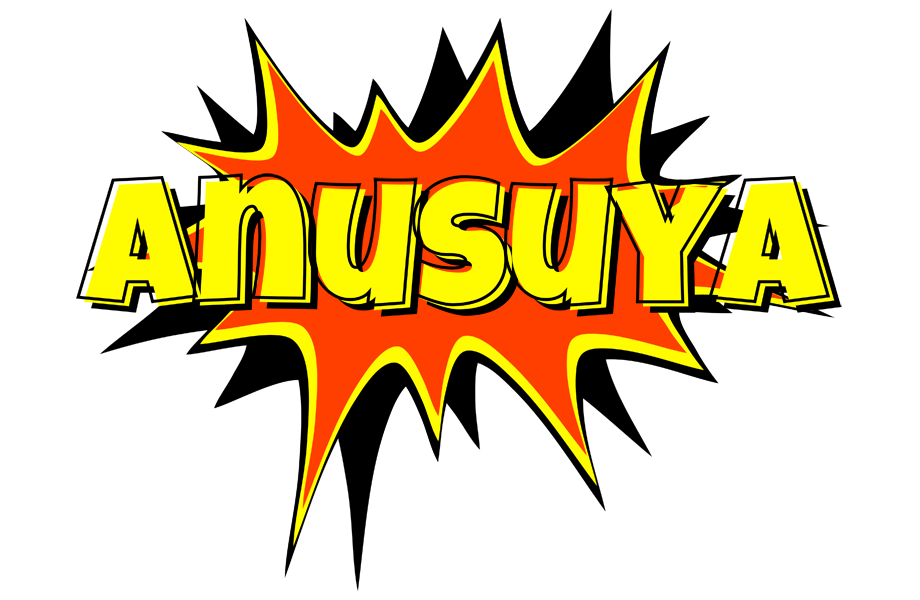 Anusuya bazinga logo