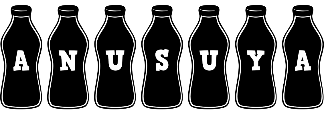 Anusuya bottle logo