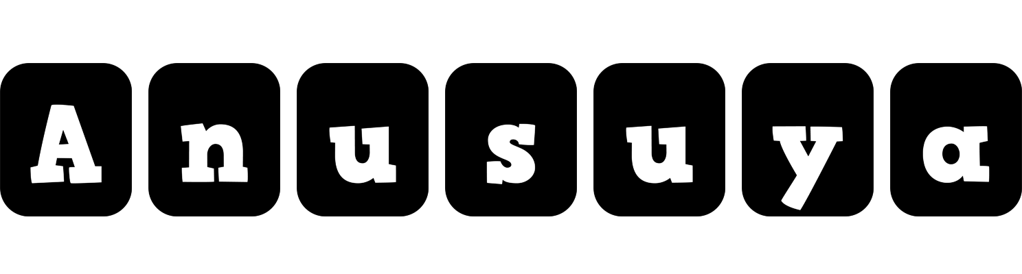 Anusuya box logo