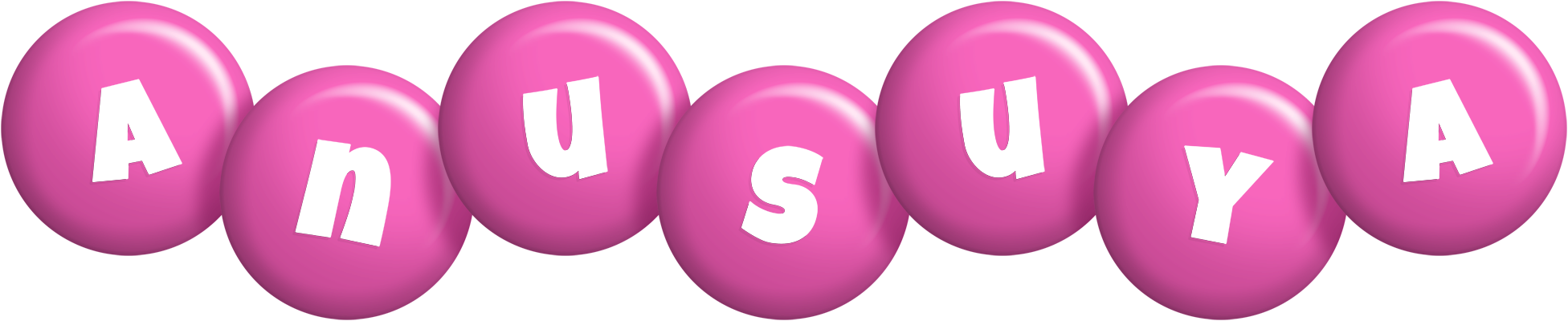 Anusuya candy-pink logo