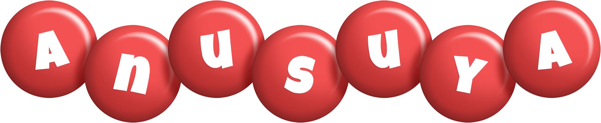 Anusuya candy-red logo