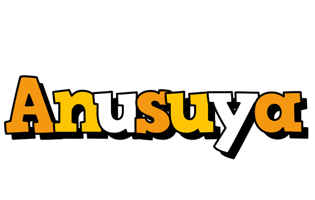 Anusuya cartoon logo