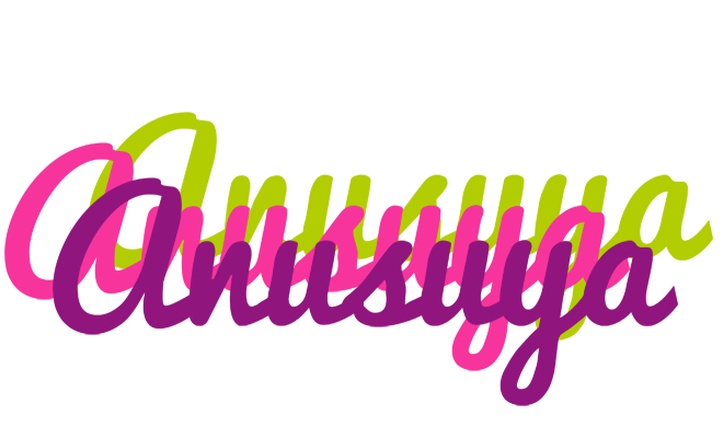 Anusuya flowers logo