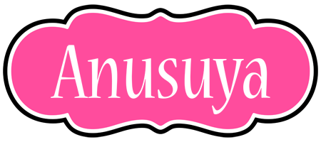 Anusuya invitation logo