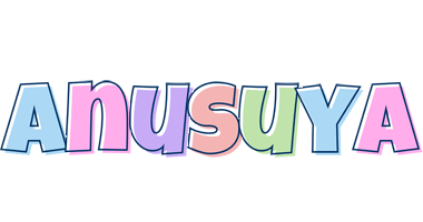 Anusuya pastel logo