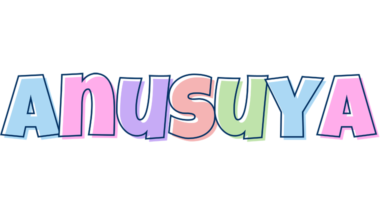 Anusuya pastel logo