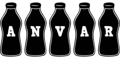 Anvar bottle logo