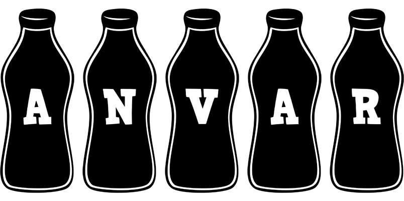 Anvar bottle logo