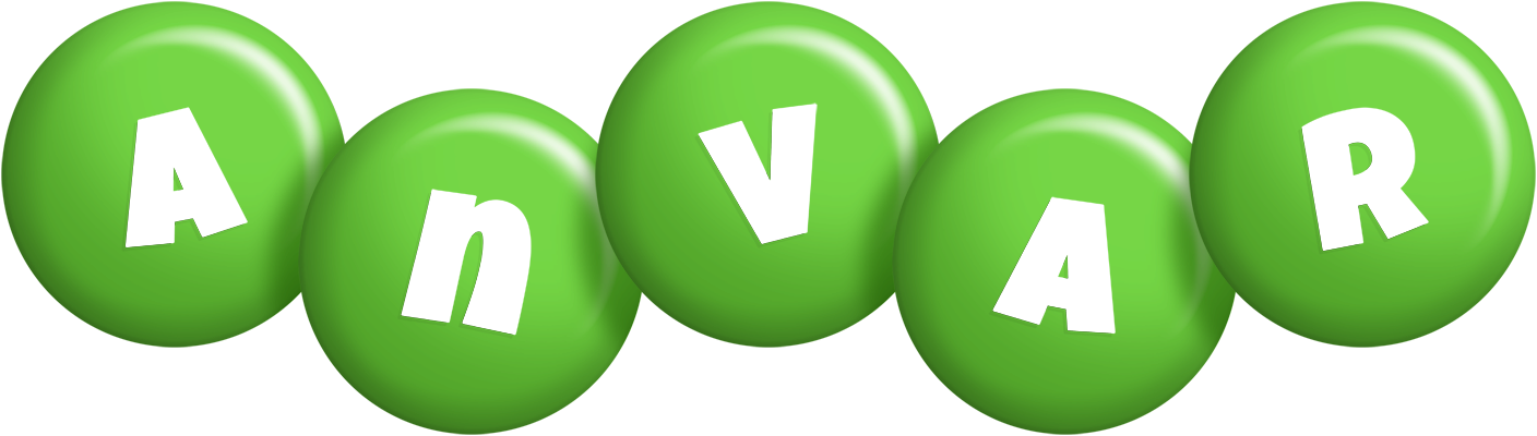 Anvar candy-green logo