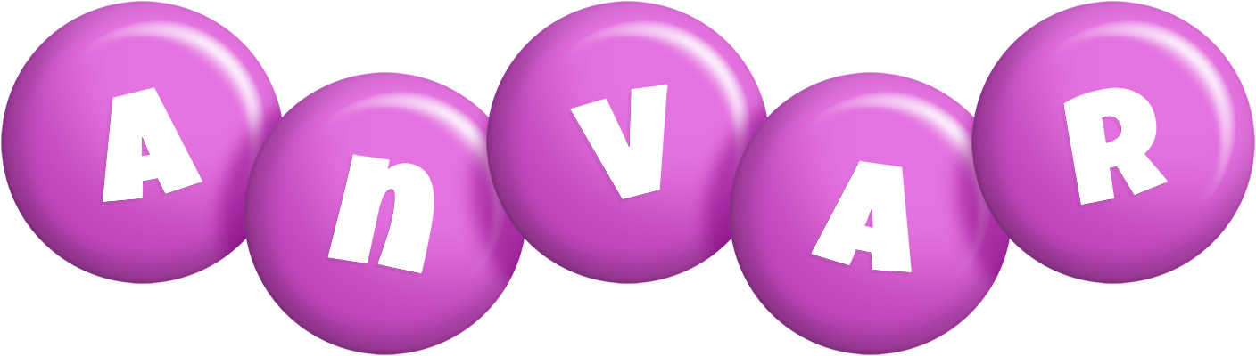 Anvar candy-purple logo