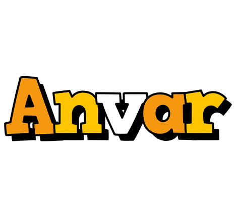 Anvar cartoon logo