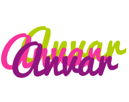 Anvar flowers logo