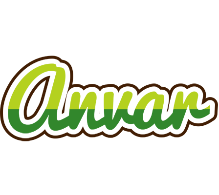 Anvar golfing logo
