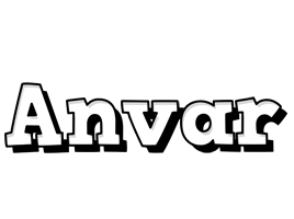 Anvar snowing logo