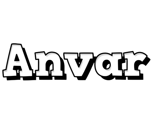 Anvar snowing logo