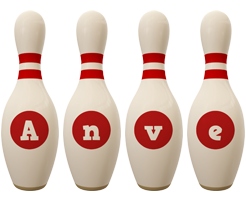 Anve bowling-pin logo