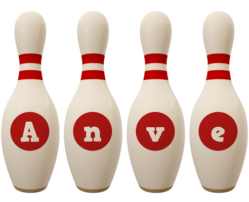 Anve bowling-pin logo