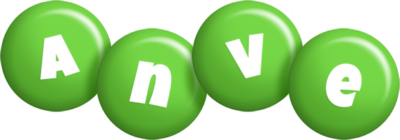 Anve candy-green logo