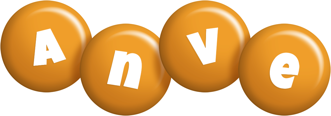 Anve candy-orange logo