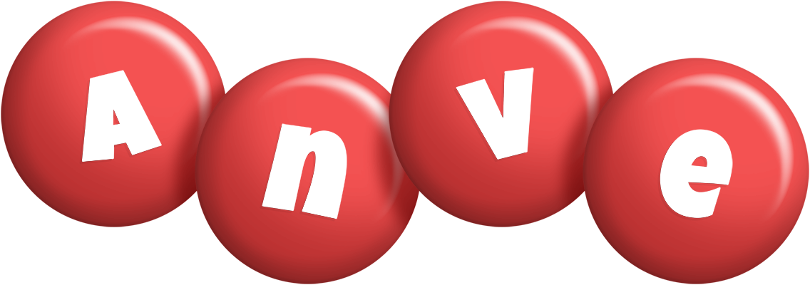 Anve candy-red logo