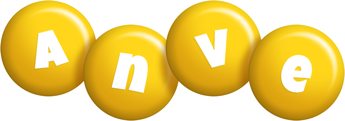 Anve candy-yellow logo