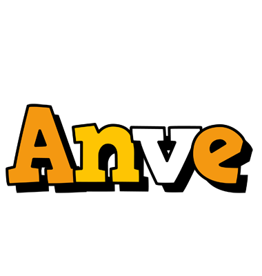 Anve cartoon logo