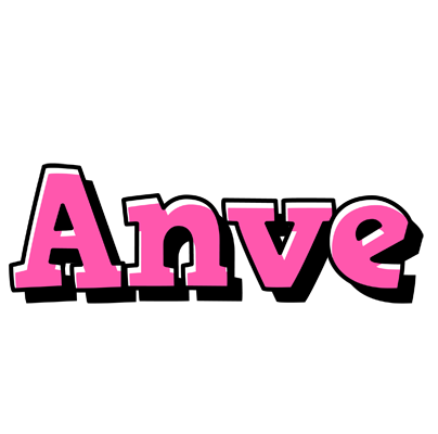 Anve girlish logo