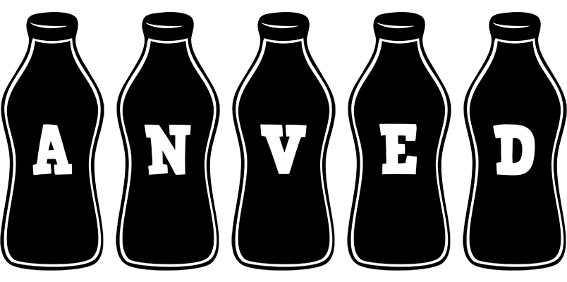 Anved bottle logo