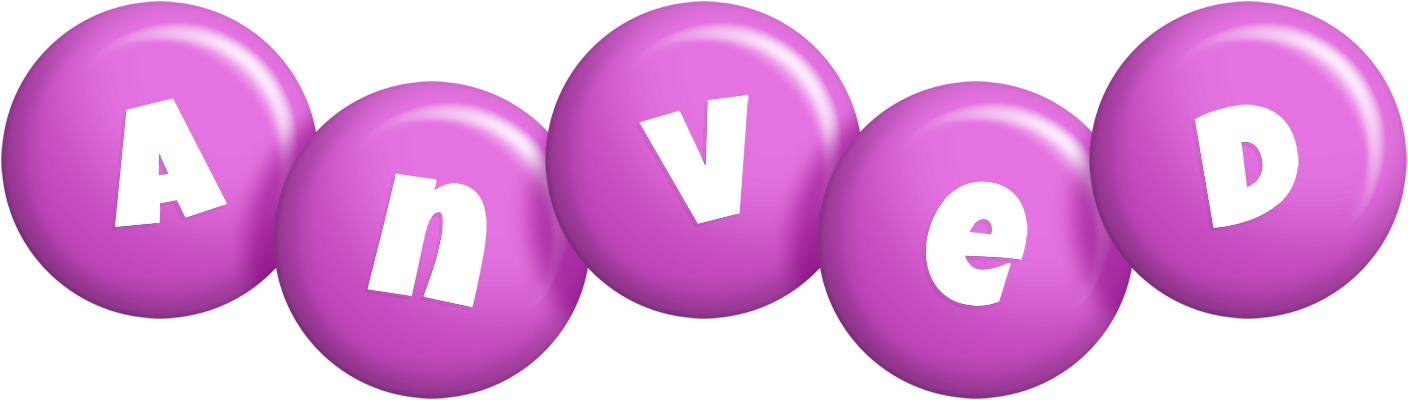 Anved candy-purple logo