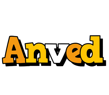 Anved cartoon logo