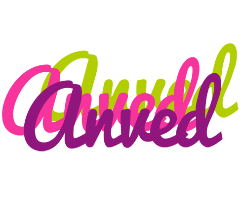 Anved flowers logo