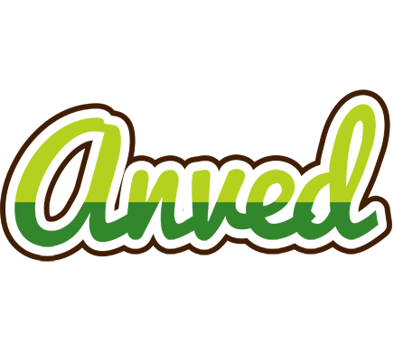 Anved golfing logo