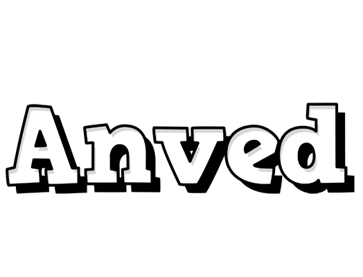 Anved snowing logo