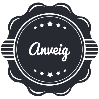 Anveig badge logo