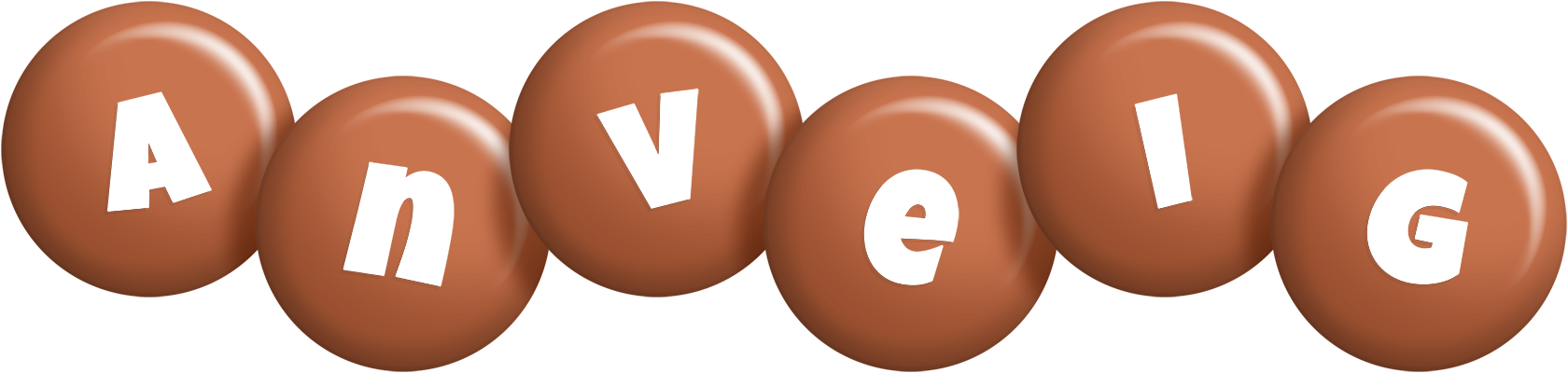 Anveig candy-brown logo