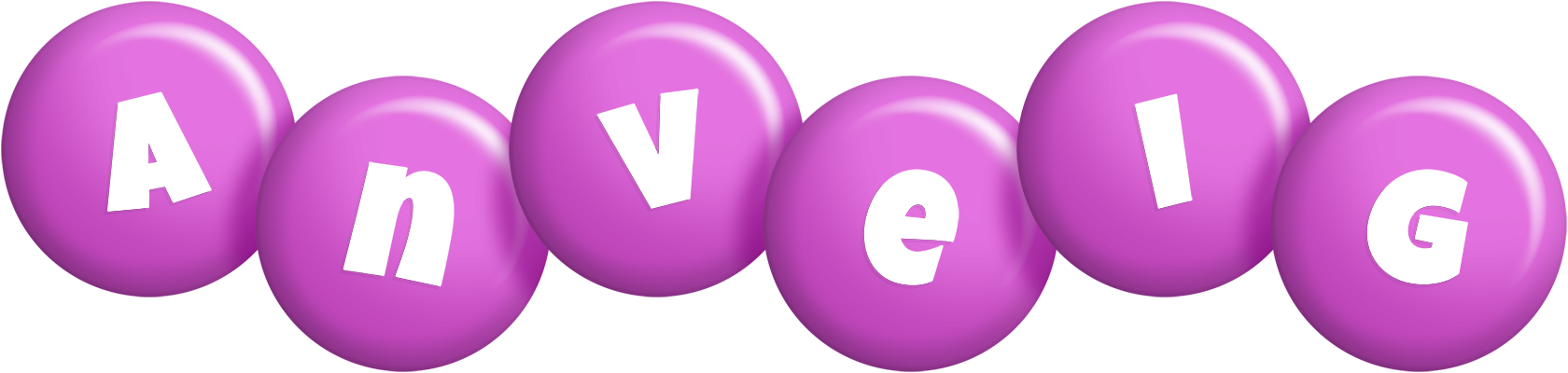 Anveig candy-purple logo