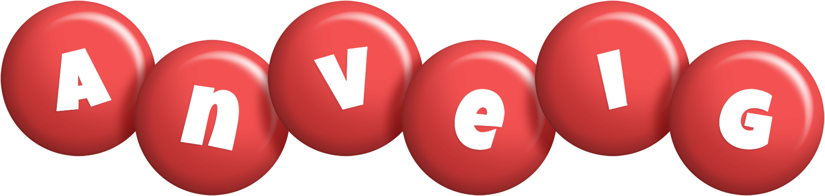 Anveig candy-red logo