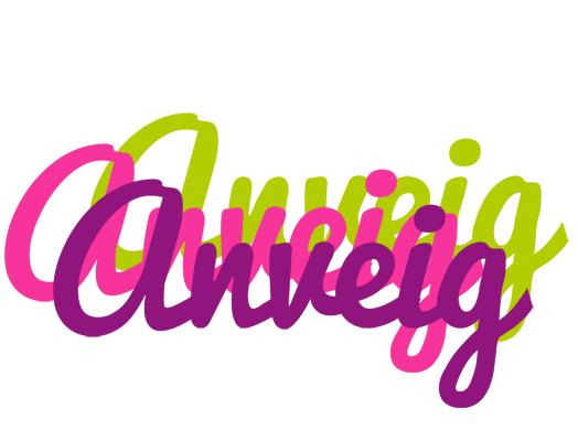 Anveig flowers logo