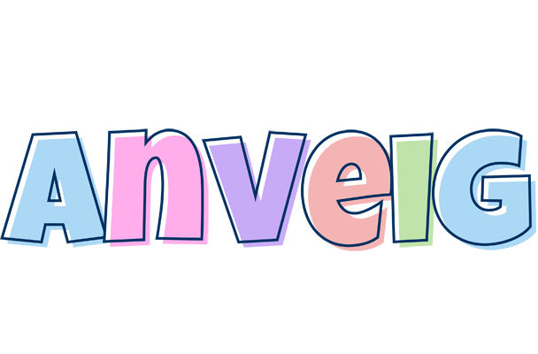 Anveig pastel logo