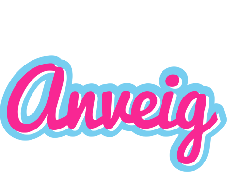 Anveig popstar logo