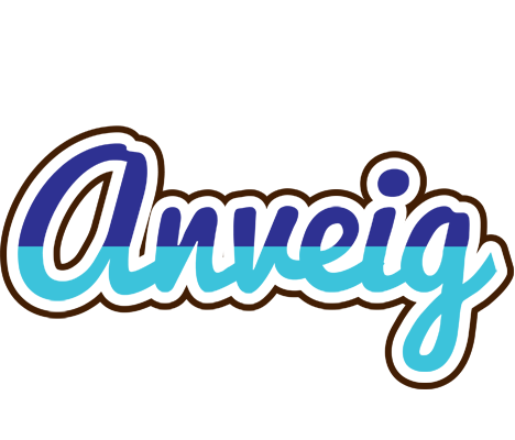 Anveig raining logo